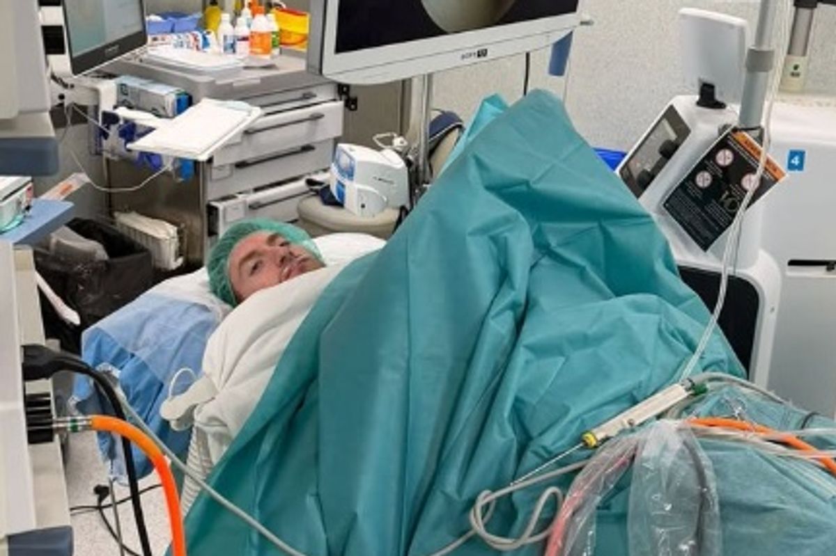 Dejan Kulusevski in hospital
