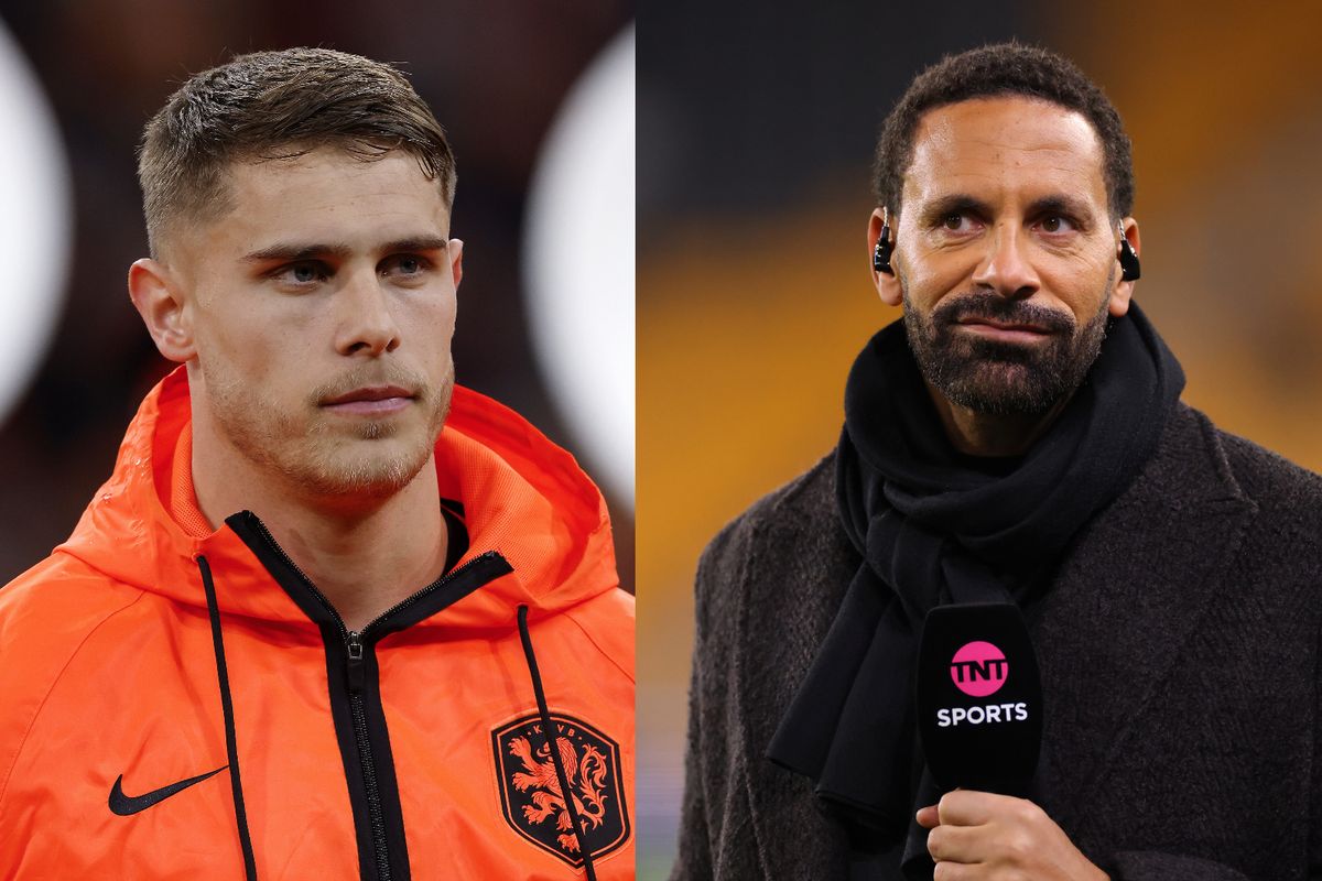 Micky van de Ven and Rio Ferdinand