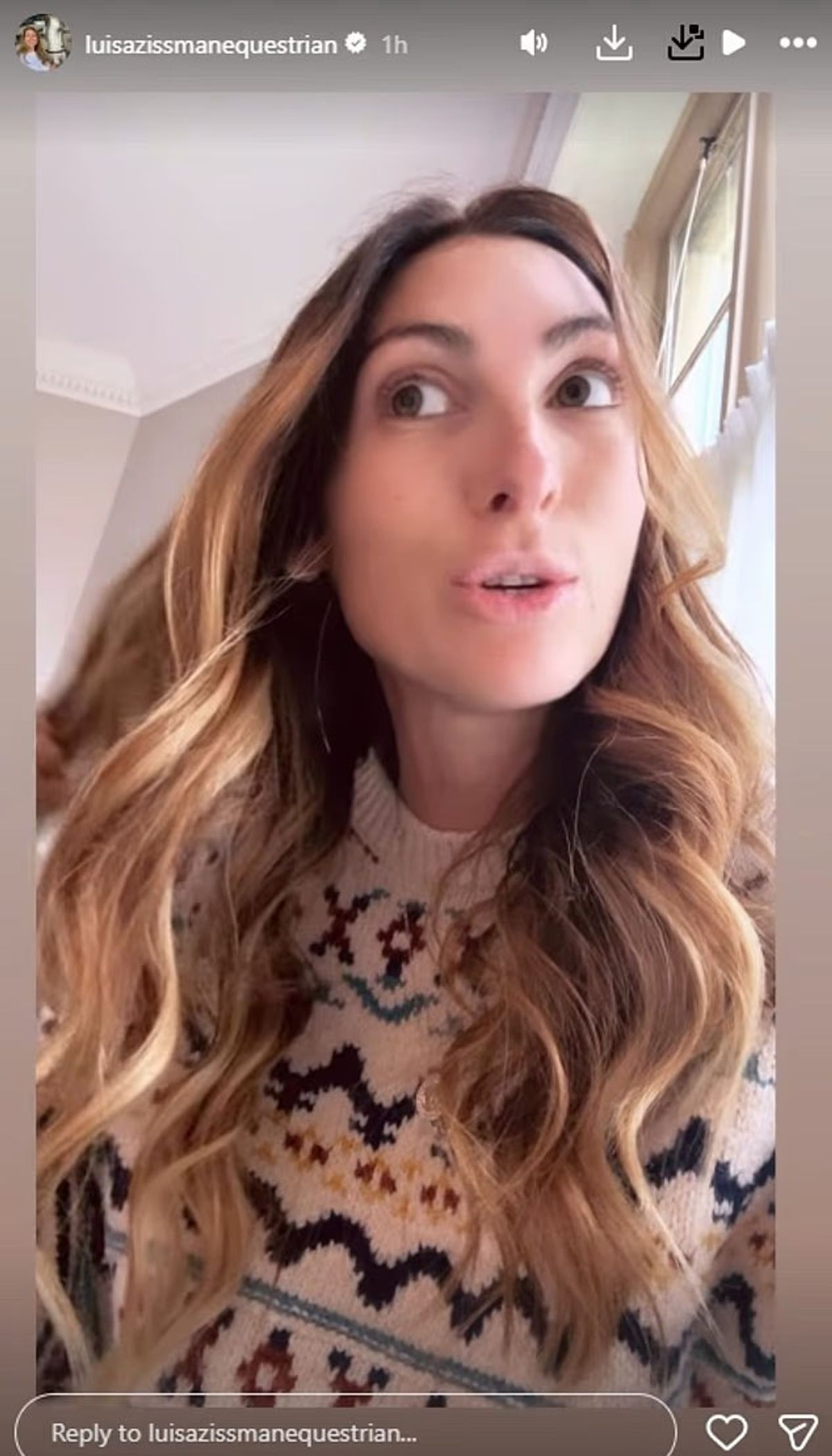 Luisa gave an update on her family