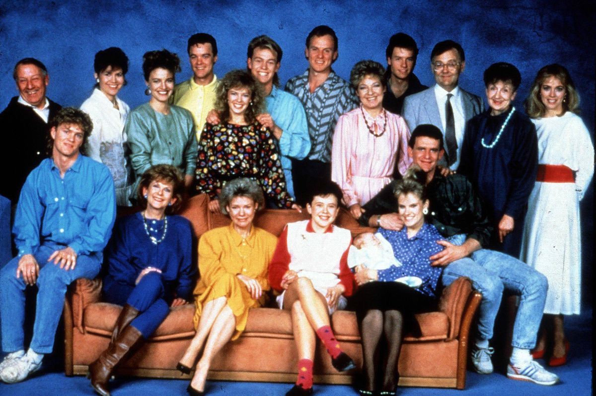 The early cast of Neighbours (around 1986)