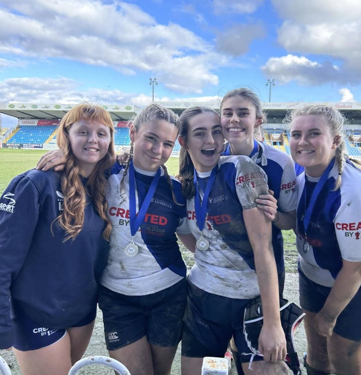 Tayla was once an active rugby player