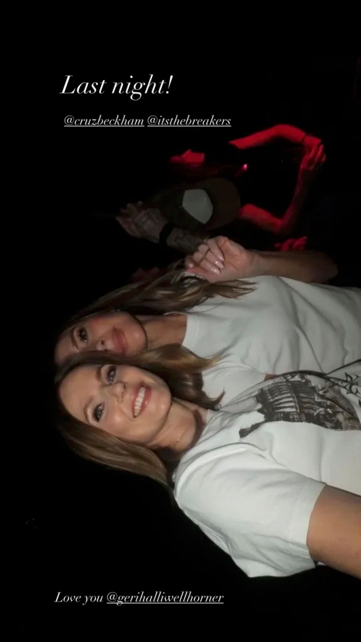 Victoria Beckham and Geri Horner