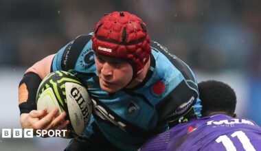 James Botham in action for Cardiff