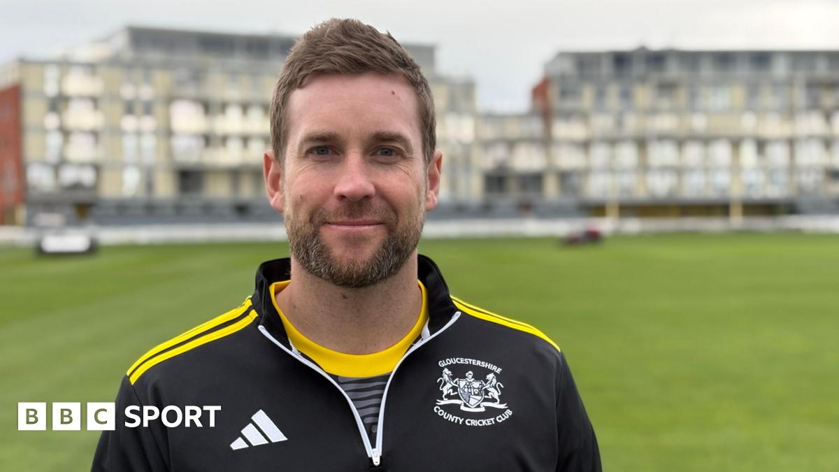 Dawid Malan in Gloucestershire training kit at Bristol