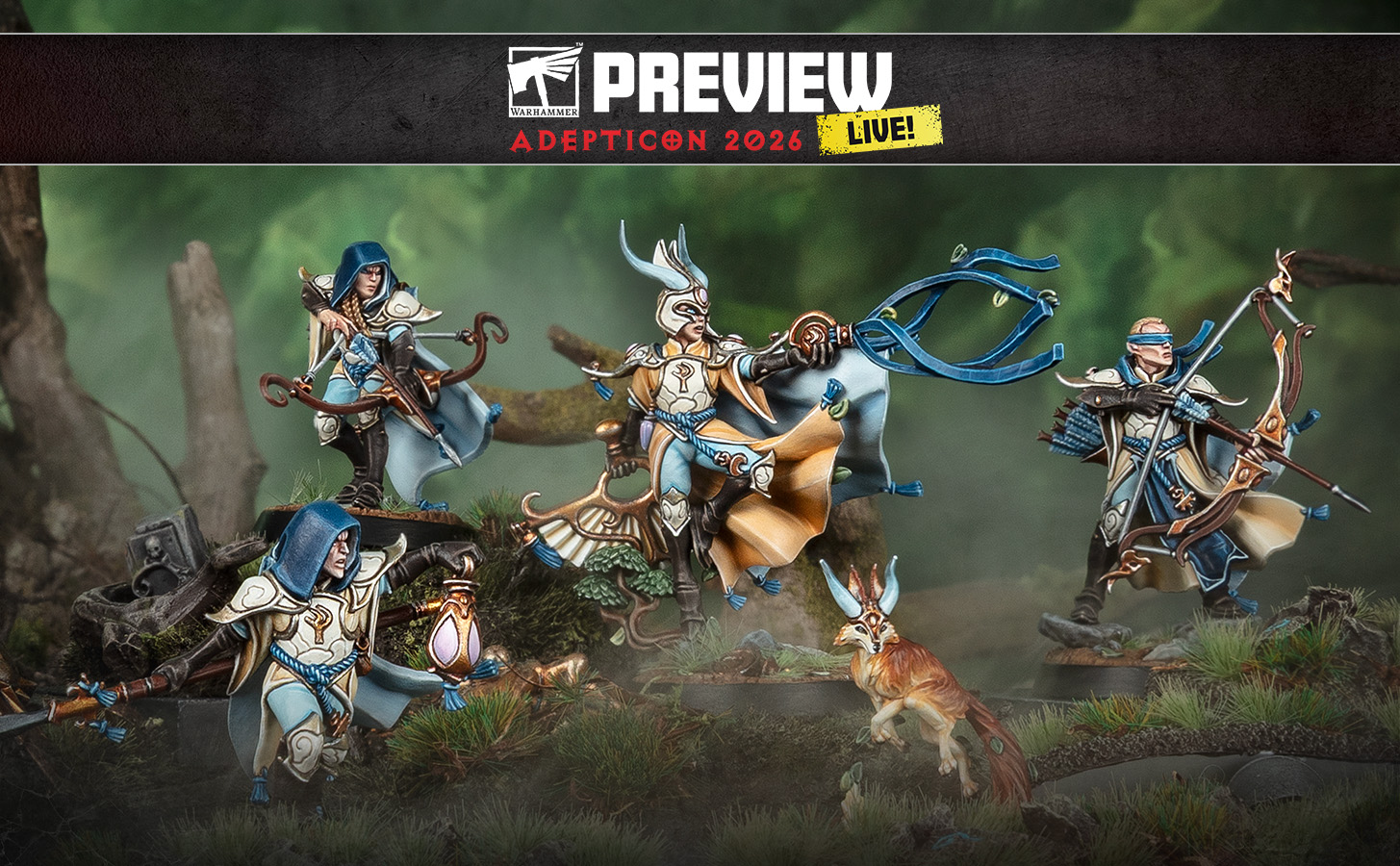 AdeptiCon Preview 2026 – A new Lumineth Realm-lords warband breezes into Warhammer Underworlds