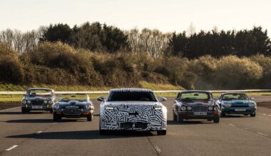 New Jaguar meets the icons: electric GT vs XJ and E-Type
