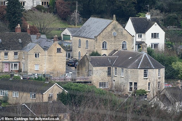 Pictured: Million-pound homes in the Gloucestershire village of South Woodchester