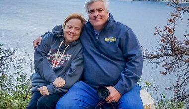 Terry Aretz, with husband Anthony, after the pioneering drug transformed her life
