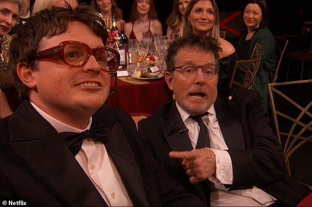 Fox was seen earlier this month when he made a cheeky joke as one of the opening speakers at the Actor Awards, formerly know as the Screen Actors Guild (SAG) Awards