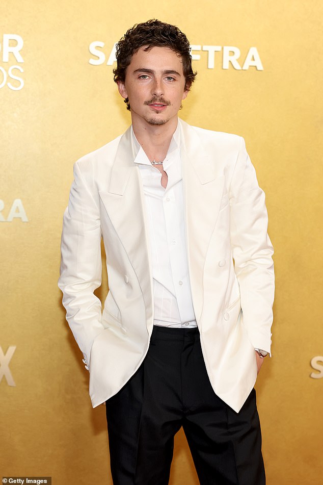 Eagle-eyed fans were quick to notice that Chalamet accessorized for the ceremony with a jewelry piece that's significant to his and Jenner's romance