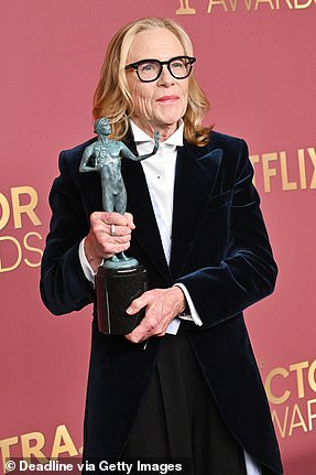 Amy Madigan was honored for her work in thriller Weapons