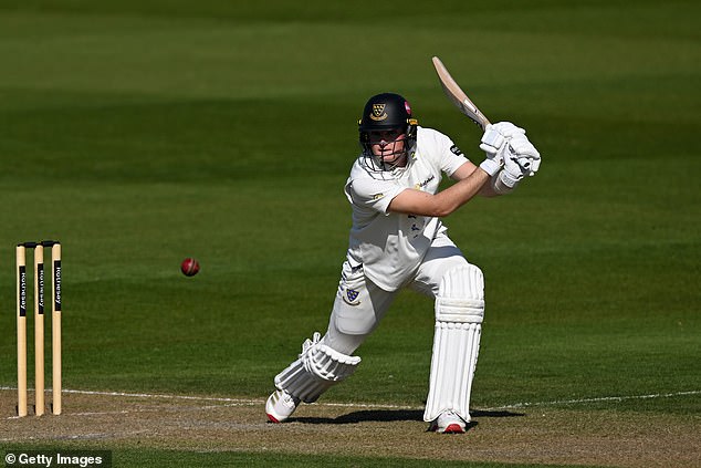 Jack Carson of Sussex piles on the runs against Somerset in Hove last summer - but will the club face a player exodus at the end of the coming season?
