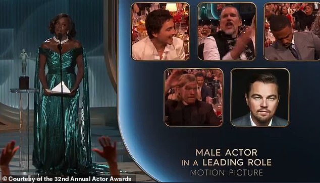 Jesse Plemons proudly cheered on his former castmate Michael B. Jordan after he lost the top Actor Awards honor to him