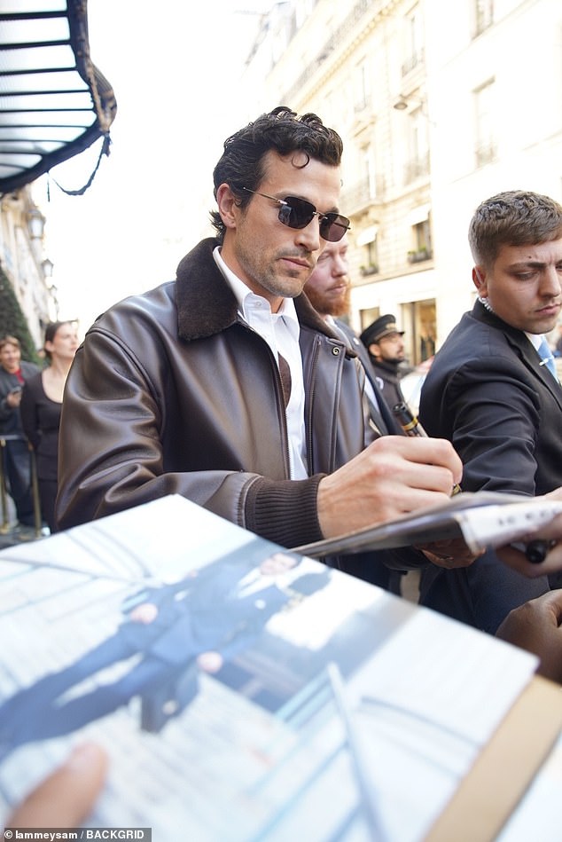 Love Story actor Paul Anthony, who plays JFK Jr, signed autographs at the hotel