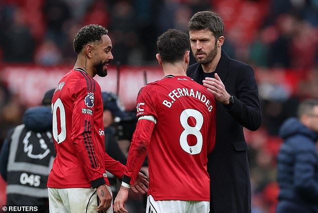 Michael Carrick has to fit five attackers into just four starting spots in his Manchester United XI