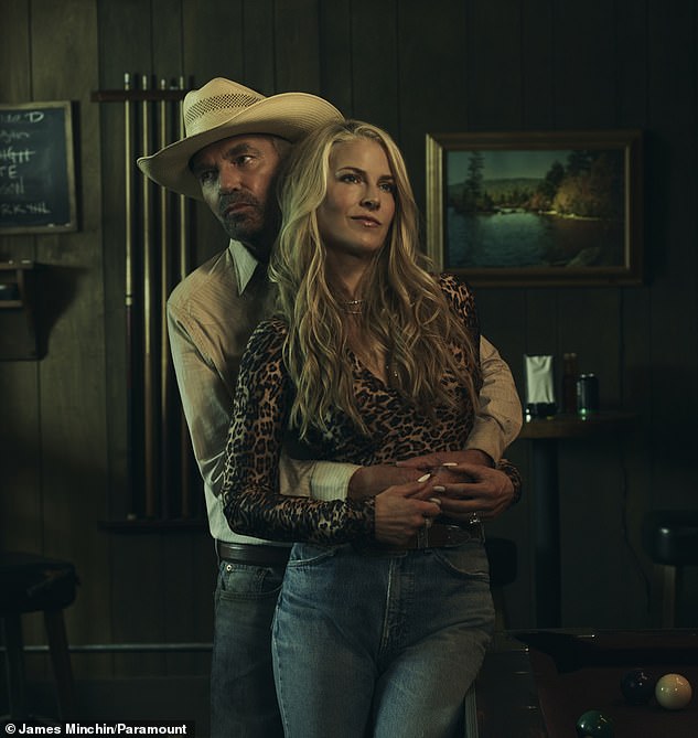 Most recently she has starred in the Paramount+ series Landman as Angela Norris, the sex-crazed ex-wife of Billy Bob Thornton's fixer Tommy Norris (pictured)