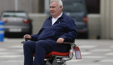 Eamonn Holmes has emotionally opened up on his health battle as he revealed he can't lift himself up without the help of his careers (pictured in 2024)