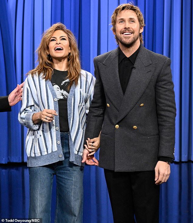 Ryan Gosling, 45, made a very rare public appearance with Eva Mendes as the private couple celebrated her 52nd birthday