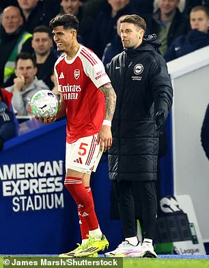 Fabian Hurzeler became the latest manager to complain about how his team were beaten by Arsenal