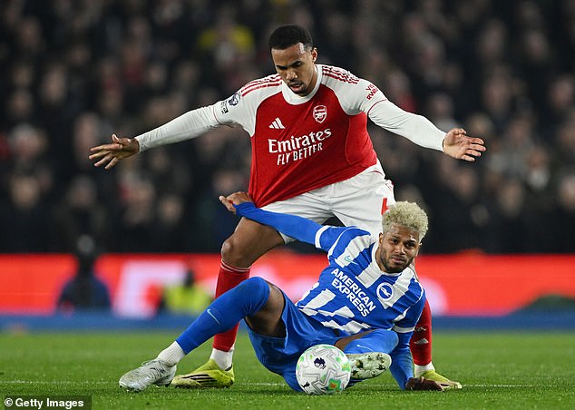 Since when was putting on a defensive masterclass not part of the game? Gabriel’s display at Brighton was one of the best individual performances I have seen this season