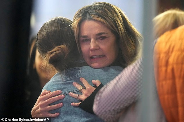 A tearful Savannah Guthrie was embrace by colleagues at the TODAY show studio in New York on Thursday. The behind-the-scenes truth is less kind