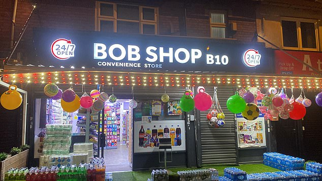 Bob shops quickly caught the attention of passers-by with their gaudy, flashing, neon signs at the entrance