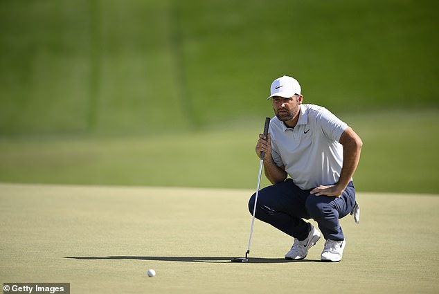 Scheffler is one of many players unhappy with the 'dead' greens in the Orlando sun this week