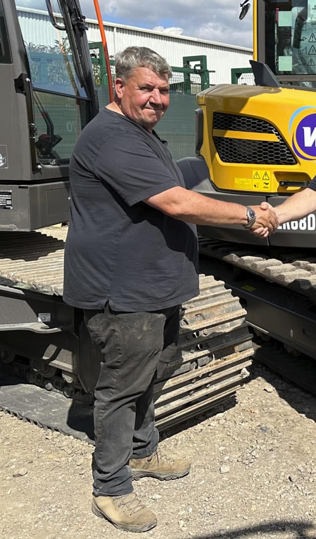 Ms Hayes was branded a 'Paddy' and a 'pikey' by company director Mick Atkins (pictured) and said she was accused of 'lusting after the travellers outside the office'