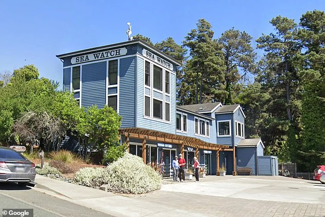 Site of the Mendocino Coast Pharmacy (now closed) in Gualala, California, where the area is now a 'pharmacy desert'