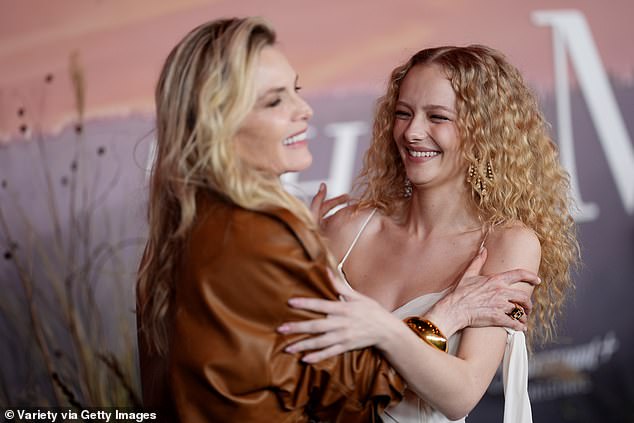 The duo shared a giggle on the red carpet as they were finally reunited