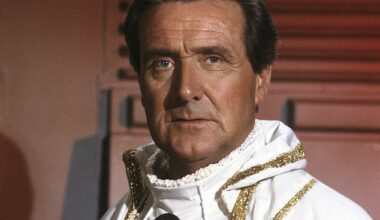 Patrick Macnee tried to sexually assault costume designer Jean-Pierre Dorleac during a fitting for a 1978 appearance on Battlestar Galactica (pictured), it is claimed