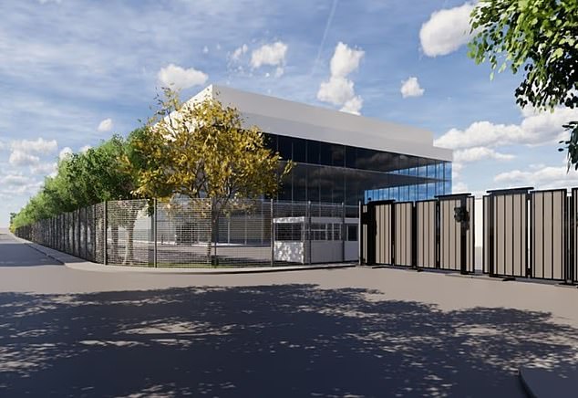 Plans for the AI data centre in Loughton, Essex. It was set to be 'the UK's largest sovereign AI data centre'