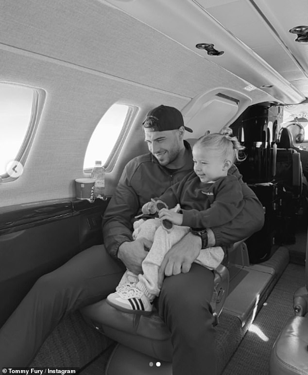 The family flew to the resort via a private jet as they enjoyed one of their last holidays ahead of welcoming their second child