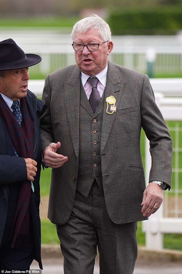 Sir Alex looked dapper in his three piece suit