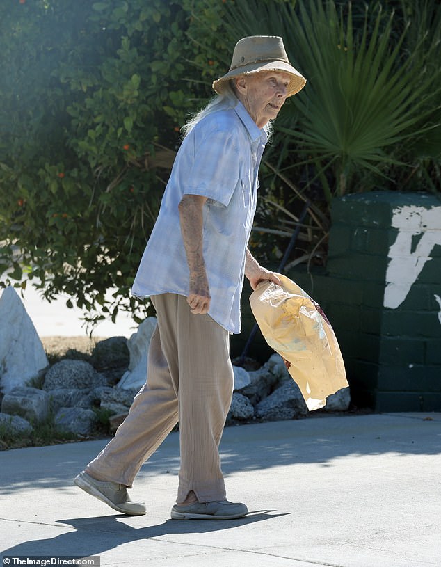 The actress, best known for her role in Psycho, appeared sprightly as she stepped out in Palm Springs this week