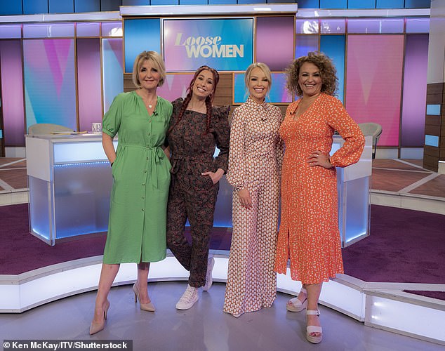 (L-R) Kaye Adams, Stacey Solomon, Katie Piper, Nadia Sawalha