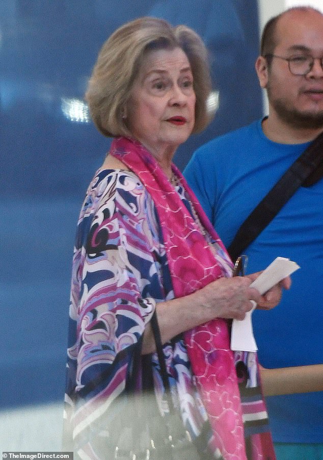 The legendary actress, who starred alongside Tippi Hedren and Sean Connery in Marnie, turned heads during her rare outing in Los Angeles