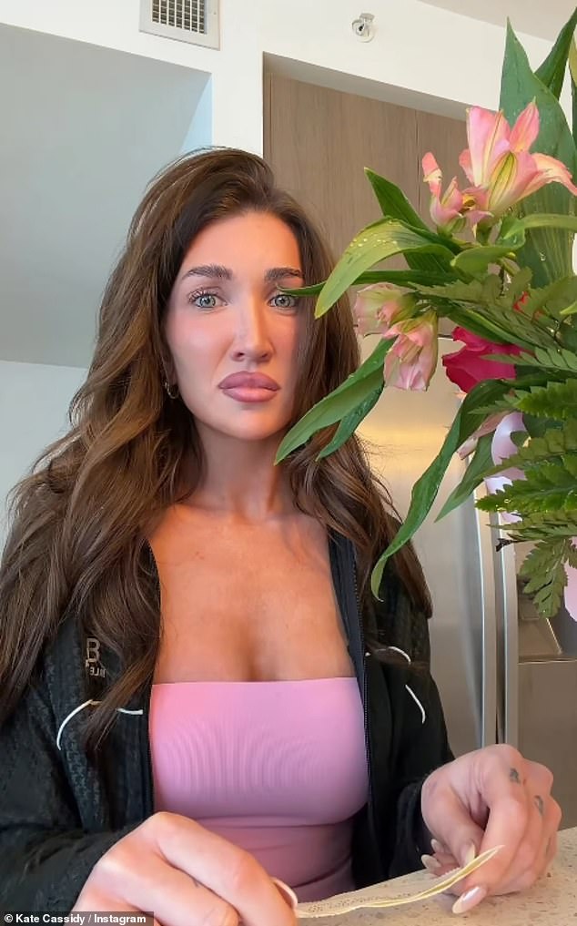 Liam Payne's girlfriend Kate Cassidy has been the victim of a cruel prank as she revealed on Instagram on Saturday that an anonymous troll sent her flowers