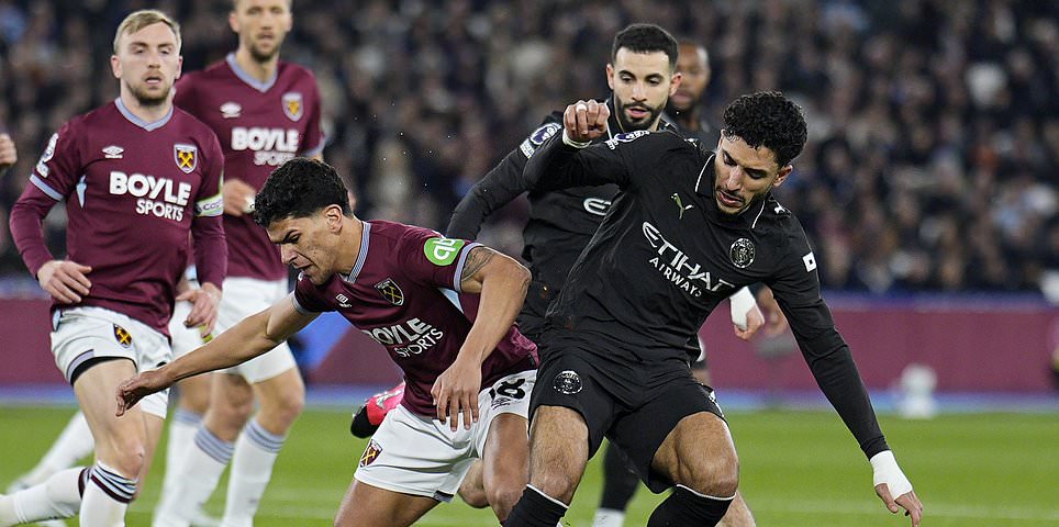 West Ham vs Man City - Premier League LIVE: Reaction as Pep Guardiola's side are held in huge blow to title hopes