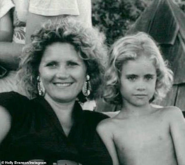 Holly Branson uploaded a touching tribute to her late mother