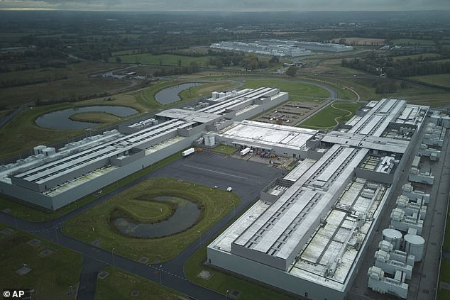 Meta has 31 data centers across the globe, with server space to process and store the billions of messages, posts, and images circulated on Facebook, Instagram and WhatsApp every single second of the day (PICTURED: Meta data center in Dublin, Ireland)