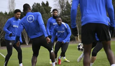 Wesley Fofana (left) is being dropped by Chelsea against PSG, if a leak is to be believed