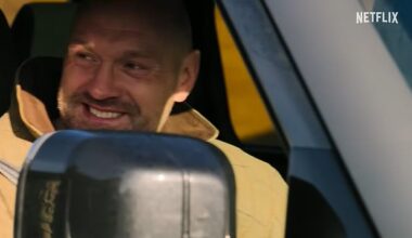 Tyson Fury pictured above in the trailer for At Home with the Furys Two