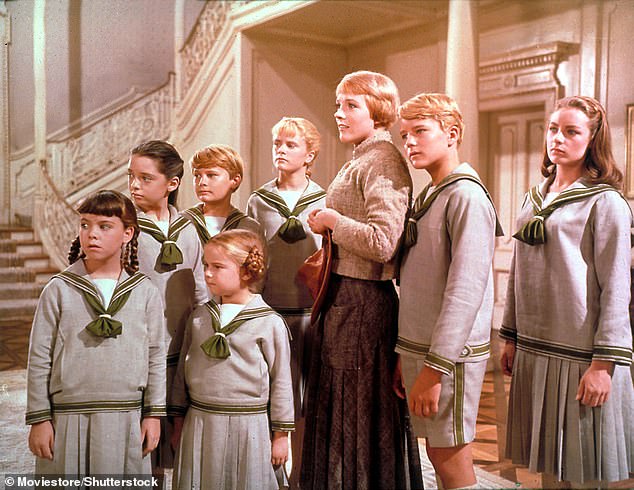 British-born Angela was 13 when she played the role of 10-year-old Brigitta