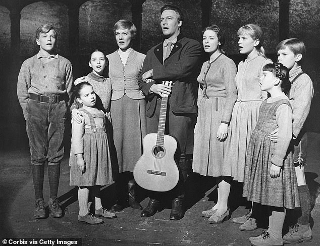Andrews played Governess Maria, who cared for widowed Captain von Trapp's seven children