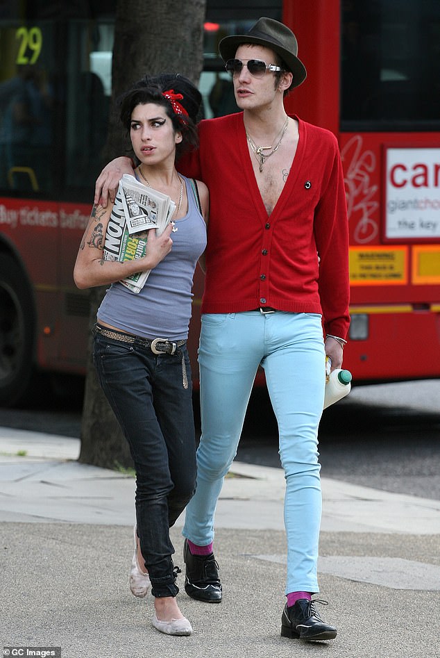 Amy Winehouse met Mr Fielder-Civil in 2005 and the pair embarked on a whirlwind relationship