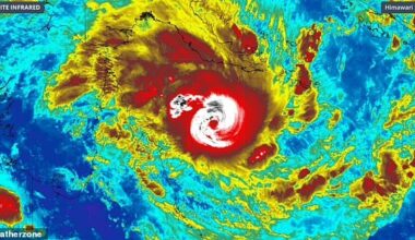 Cyclone Narelle has slightly weakened to a category four but conditions remain just as dangerous