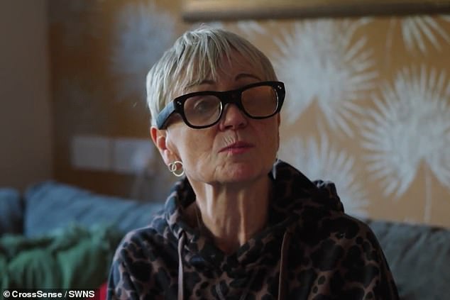 Carole Greig, 70, had a chance to try the glasses on and put the prototype to the test