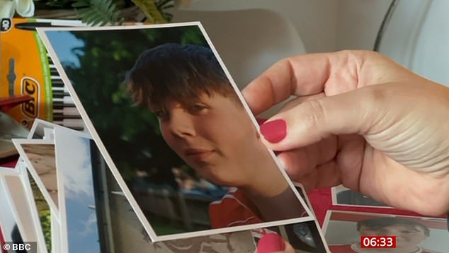 Deniz Mills appeared on the latest episode of BBC Breakfast to raise awareness about the illness, after her son Aaron, 18, (pictured) died in January after contracting the infection