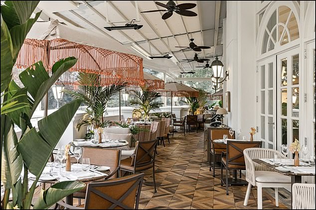 The stunning hotel was the backdrop for the headline-hitting incident